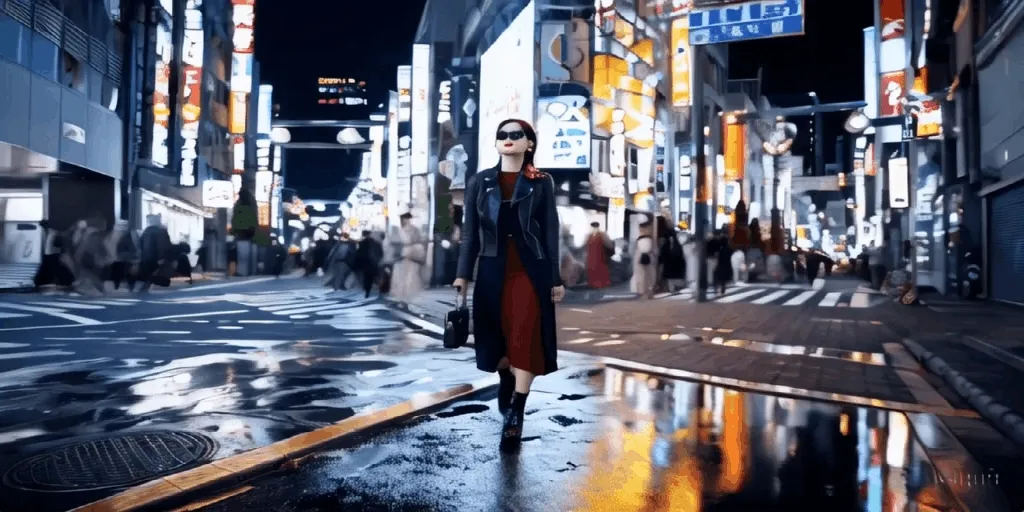 SVD - Woman crossing a street